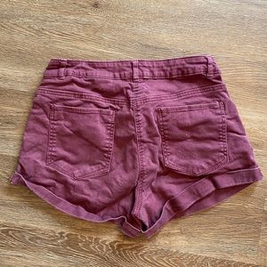H&M Maroon Shorts Size 6